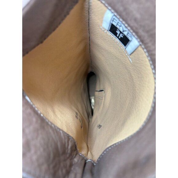Frye Phillip Light Brown Leather Riding Boot Womens Size 6.5 B - Picture 11 of 12